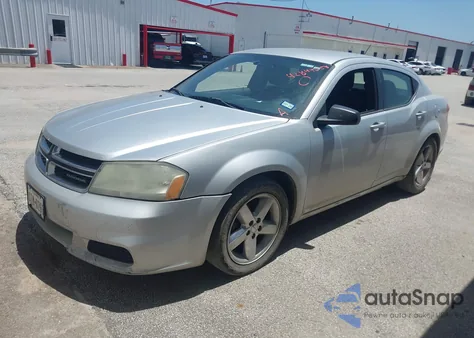 2012 Dodge Avenger Se from USA, damaged, VIN 1C3CDZAB0CN174698